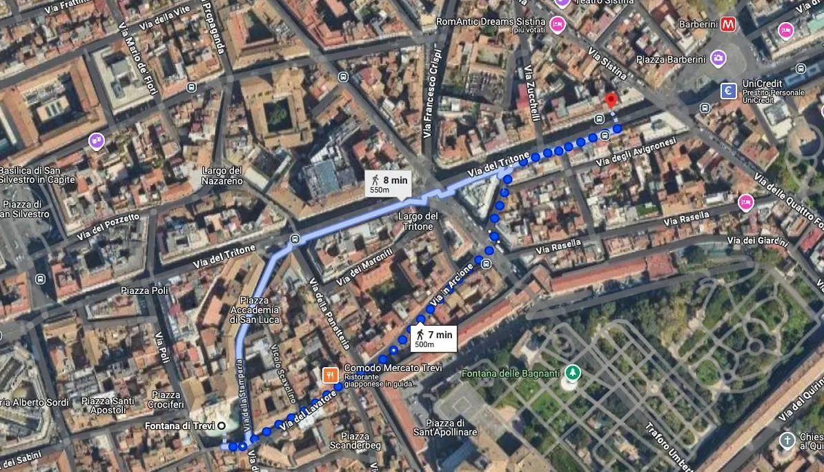 Apartmán Fontana Di Trevi A 2 Passi Řím 0*,